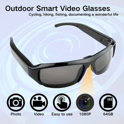 Smart Camera Glasses 1080p – Outdoor Edition